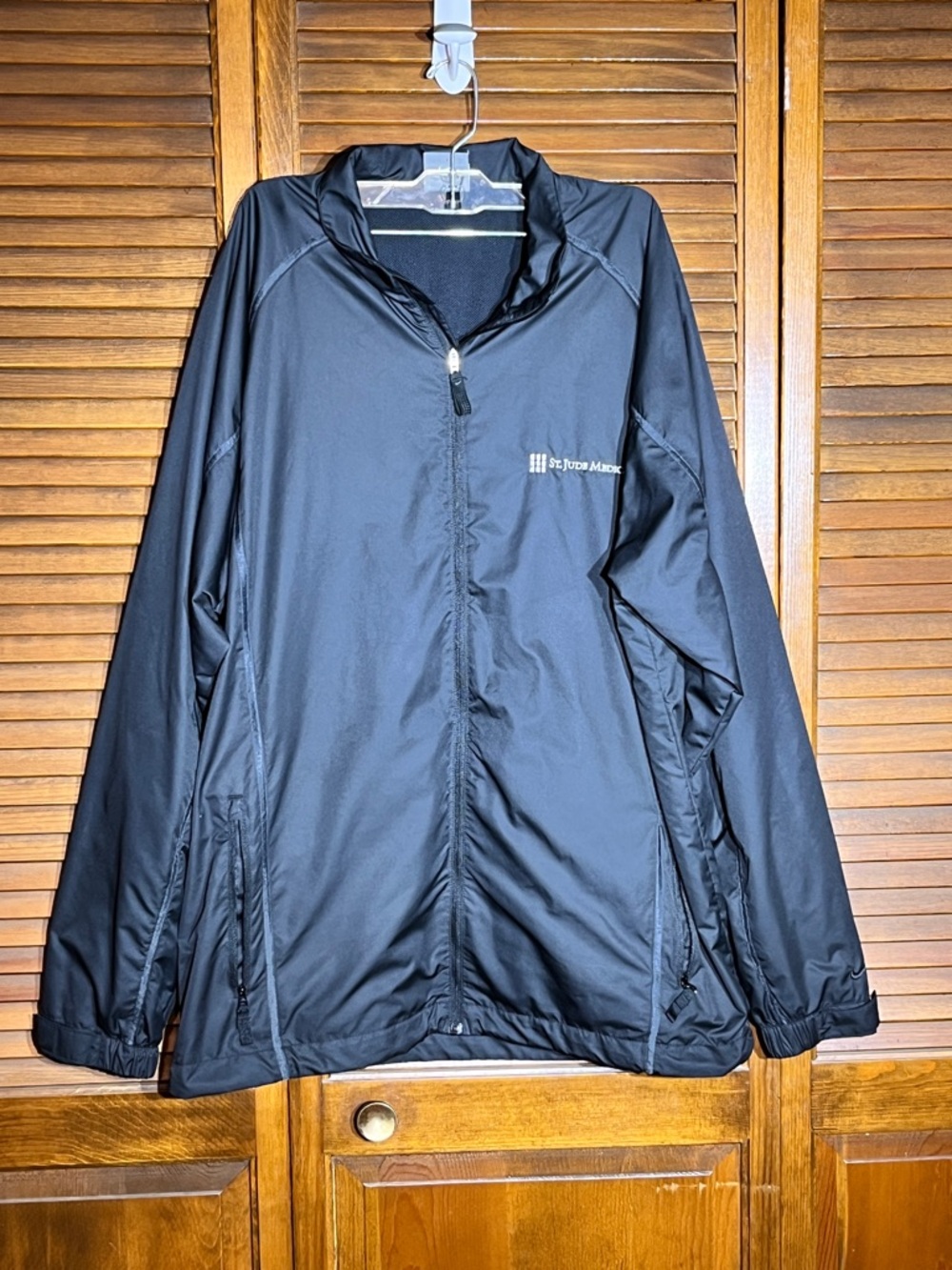 Nike Men's Black Lightweight Zip-Up Jacket St Jude’s Golf Employee